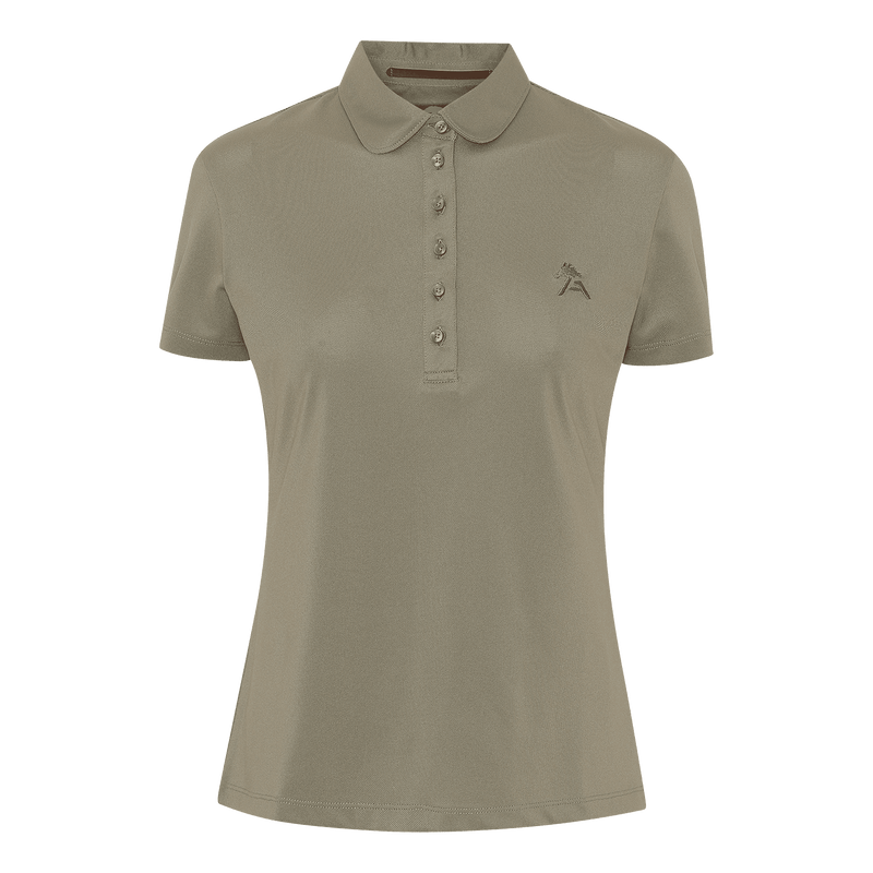 A Equipt Polo T-Shirt Dame - Khaki