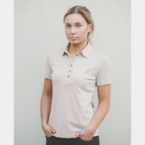 A Equipt Polo T-Shirt Dame - Beige