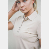 A Equipt Polo T-Shirt Dame - Beige