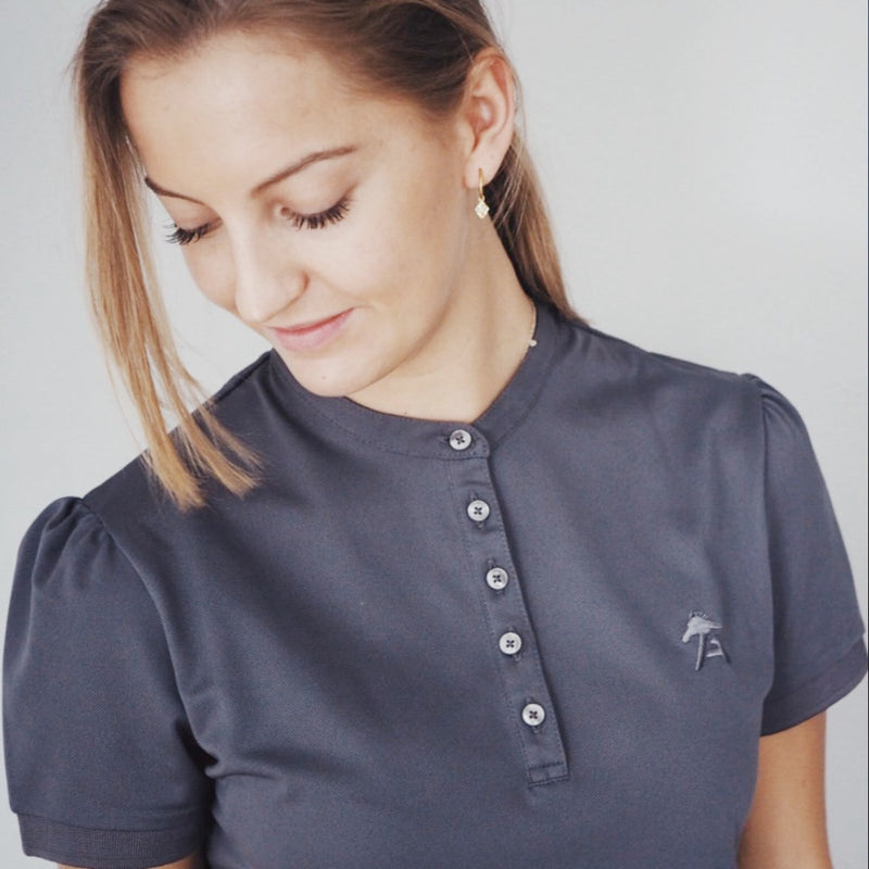 A Equipt Polo T-Shirt Dame - Grå